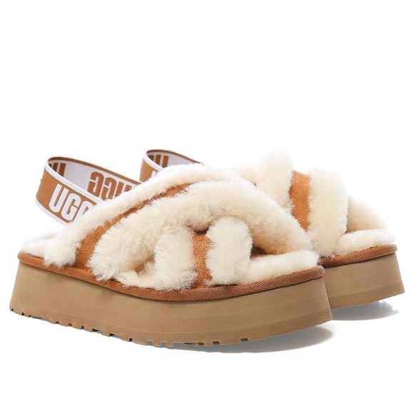 UGG Shoes - UGG Disco Cross Slide Slippers